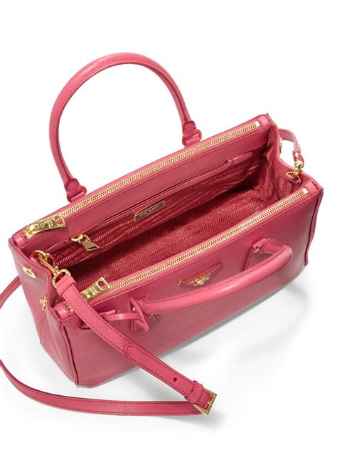 pink prada saffiano tote|Prada saffiano black small.